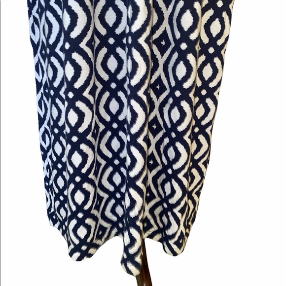 Vineyard Vines Halter Maxi Navy Blue Dress - L - Picture 5 of 12